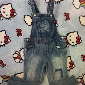 Kids Denim Overalls - Blue